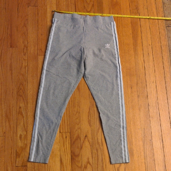 adidas Pants - Adidas Gray Leggings with Tapered Design and‎ Elastic Waistband